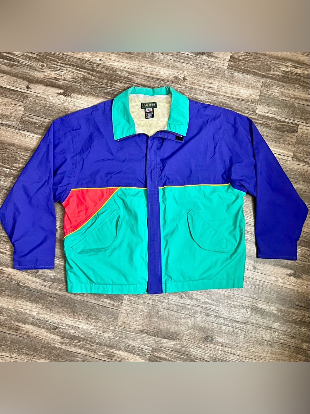 Linksport by Austad Vintage Men’s GoreTex Rainproof Jacket Size XL Made In USA
